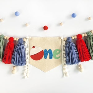 Ofishally one birthday high chair banner