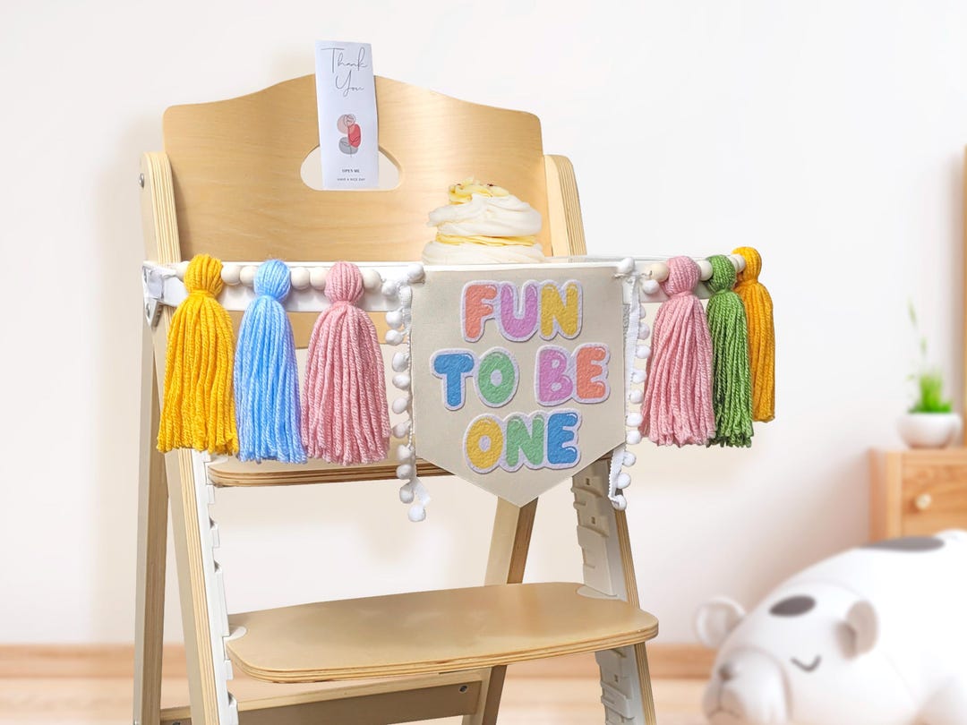 Fun to Be One Birthday High Chair Banner - Etsy