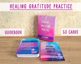 Gratitude cards - Healing gratitude practice - Inspiration and motivation gift