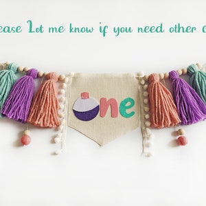 Ofishally one birthday high chair banner