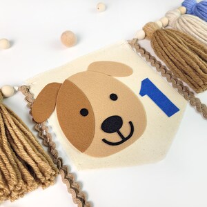 Puppy 1st birthday highchair banner
