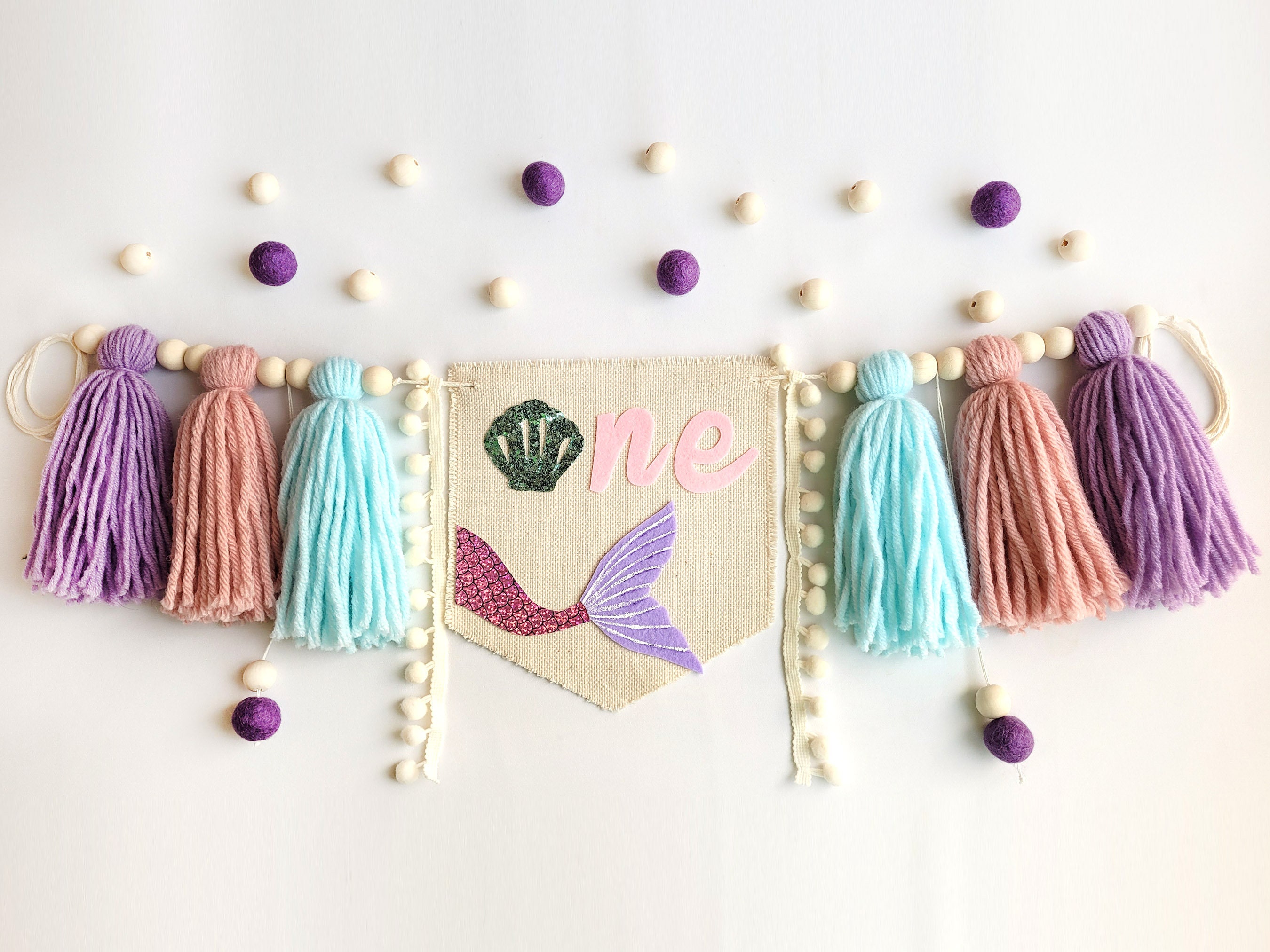 Under the sea 1st birthday banner oneder the sea garland