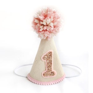 Blush 1st Birthday Girl High Chair Banner Isn't She Onederful Shades of ...