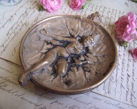 Antique French Bronze ring dish, ring or trinket … - image 4