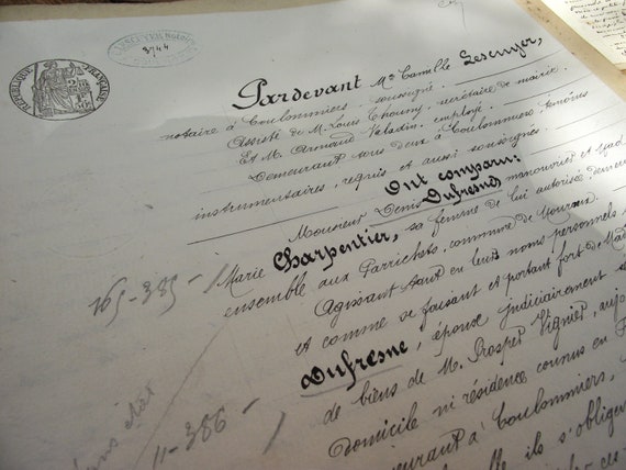 Interesting bunch of 3 Antique French handwritten documents, paying certificates, invoices, and Antique French postcards featuring woman . Interesting bunch of 3 Antique French handwritten documents, paying certificates, invoices, and Antique French postcards featuring woman .
