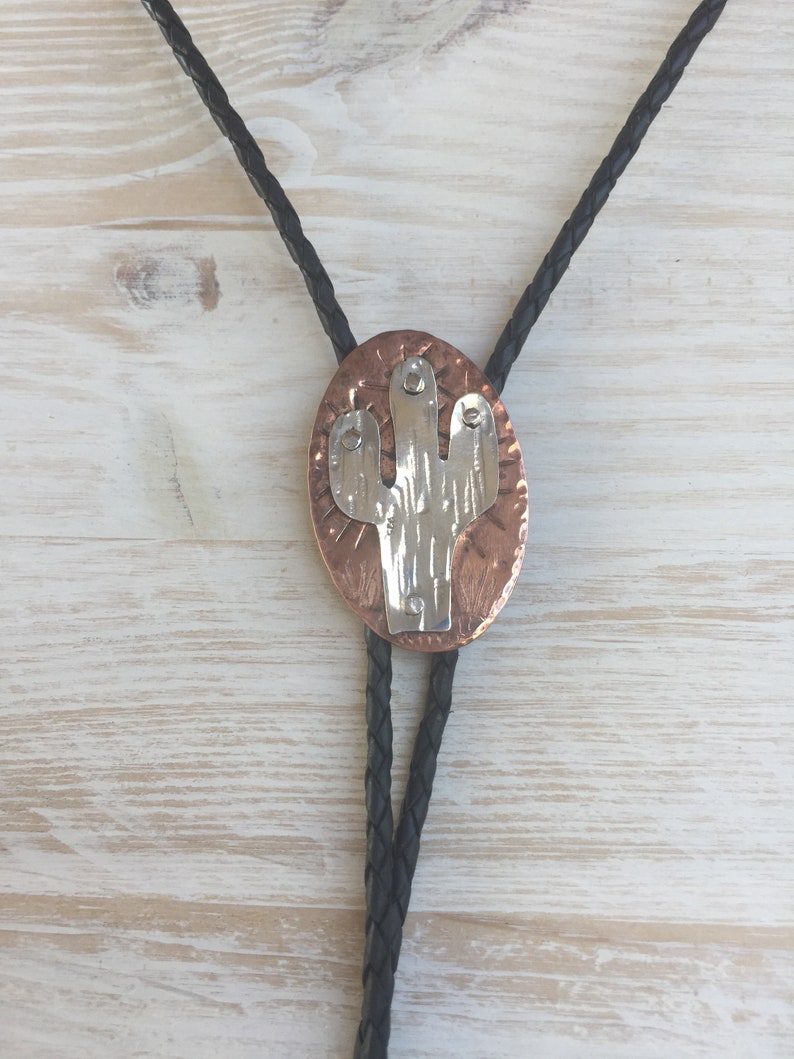cactus bolo tie