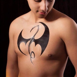 Danny Rand Dragon - Iron Fist Temporary Tattoo
