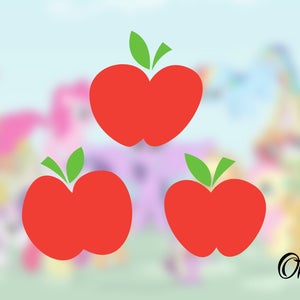 Applejacks Cutie Mark von My Little Pony & Cutie Map Summon Version - Temporäre Tattoos für Cosplay oder Halloween