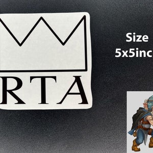 Chetney Pock O&#39;Pea&#39;s - Recognize the Alpha &quot;RTA&quot; temporary tattoo of the Bells Hells, from Critical Role. Played by Travis Willingham.