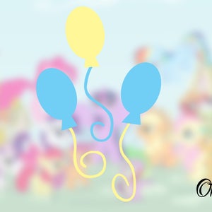 Pinkie Pies (Pinkamena Diane Pie) Cutie mark de My Little Pony & Cutie Map Summon Version - Tatuagens temporárias para Cosplay ou Halloween