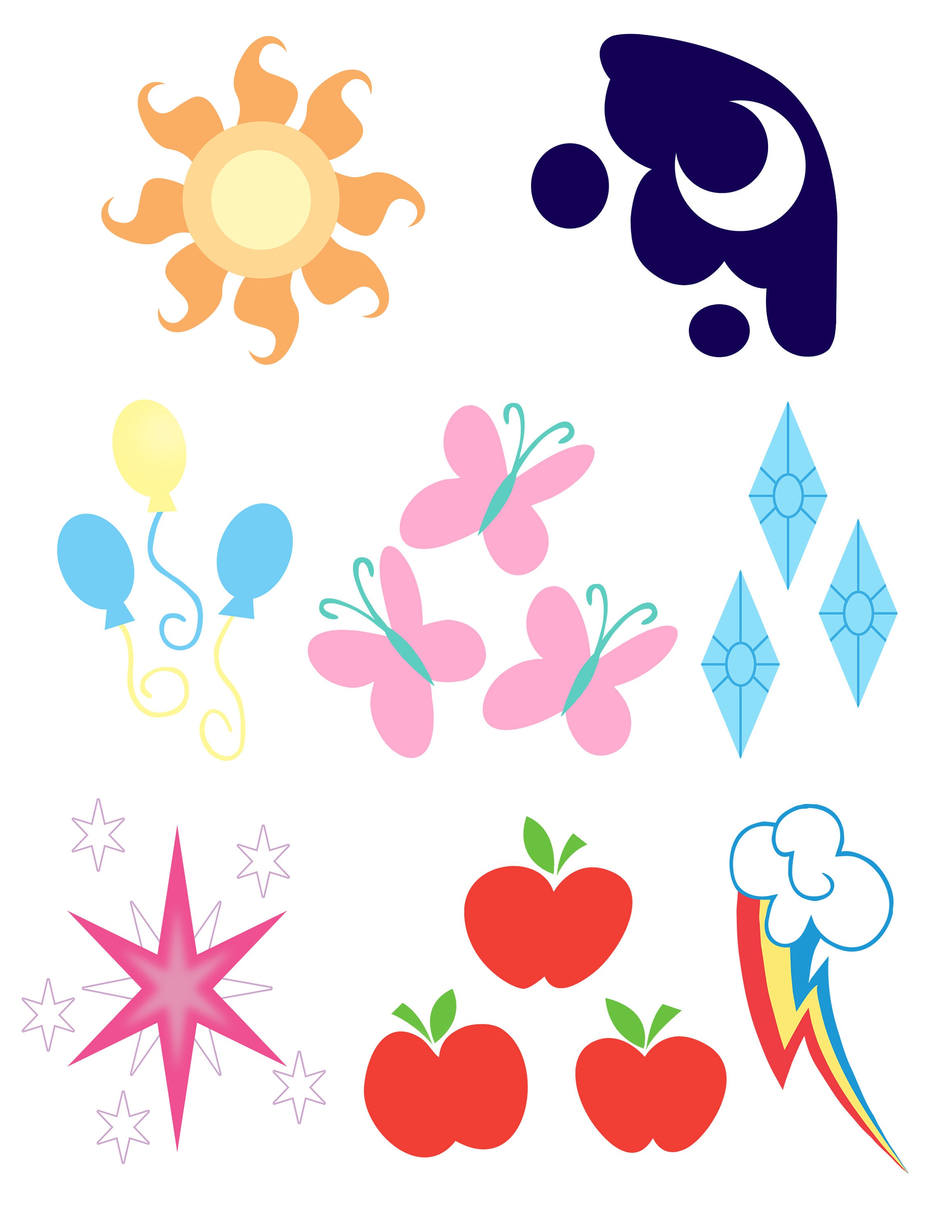 My Little Pony Cutie Marks Names