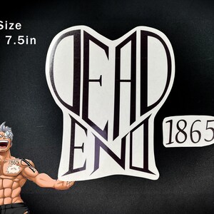 Dead End Cosplay Temporary Tattoo | Good Luck/Bad Luck Tattoo | 1865 Tattoo | Anime Tattoo | Manga Tattoo | Andy Tattoo | Victhor Tattoo