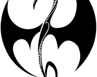 Danny Rand Dragon Iron Fist Temporary Tattoo - Etsy Danny Rand Dragon Iron Fist Temporary Tattoo - Etsy