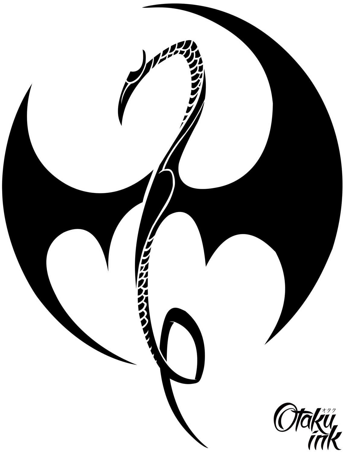 Danny Rand Dragon Iron Fist Temporary Tattoo  Etsy