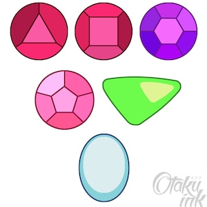 Steven Universe: Cosplay Crystal Gem Temporary Tattoos
