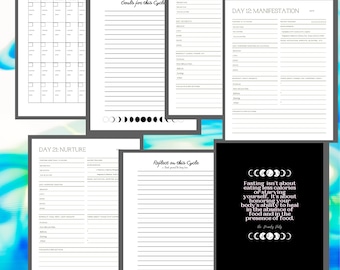 Fast Like a Girl Printable Journal Pages