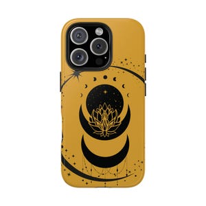 Celestial Moon iPhone Case Custom - Astrologie Karte iPhone Case Geschenk für Sie, Tough Case Geschenk für Ihn iPhone 16, 15, 14, 13, 12, 11 Samsung