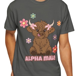 Alpha Male Funny Graphic Tee: Comfort Colors Unisex Shirt