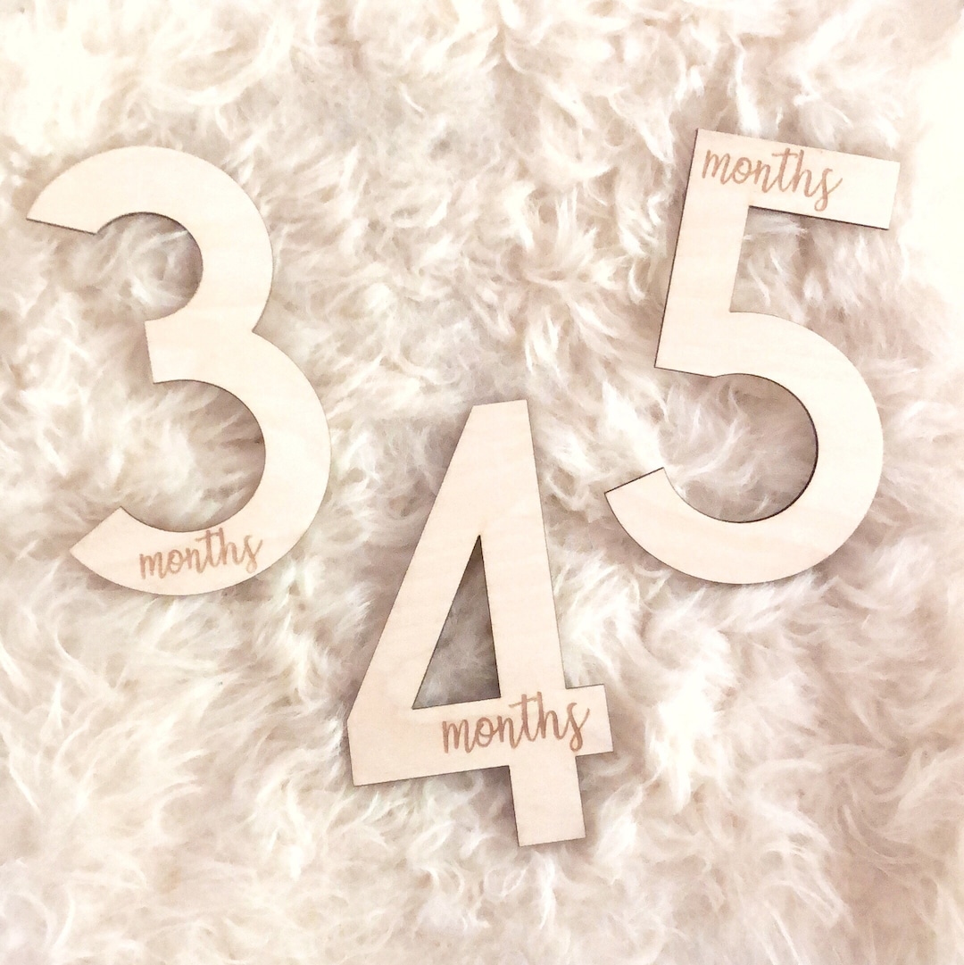 Baby Milestone Cards - Monthly Baby Photo Prop - Baby Shower Gift ...