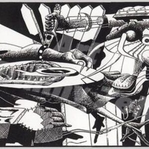 Who is They? (1998) : Black & White Art Card - digital print and mounted (read detail)