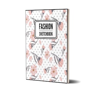 Fashion Sketchbook: Design Sketchbook, Drawing Illustration, 8.5x11 inches,  Large Female Croquis for Easily Sketching Your Fashion Design Styles and