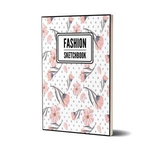 Fashion Sketchbook: Design Sketchbook, Drawing Illustration, 8.5x11 inches,  Large Female Croquis for Easily Sketching Your Fashion Design Styles and