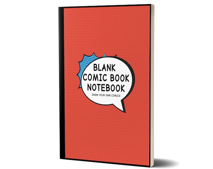 Blank Comic Book Sketchbook: Manga Anime Drawing Gift