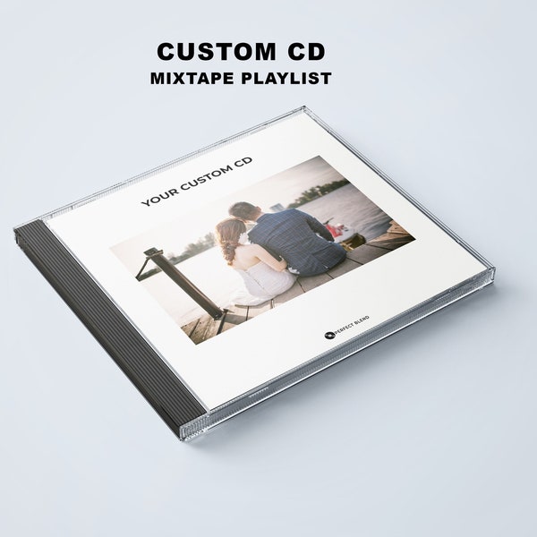 Custom CD plus Jewel Case Custom With Pictures & Music Compact Disk Mixtape Playlist Gifts Free domestic shipping