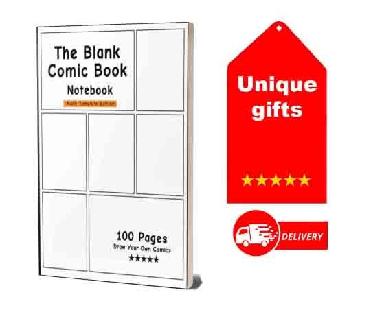 Blank Comic Book: Variety of Templates, 2-9 panel layouts, draw your own  Comics - Bern, B: 9781544237541 - AbeBooks