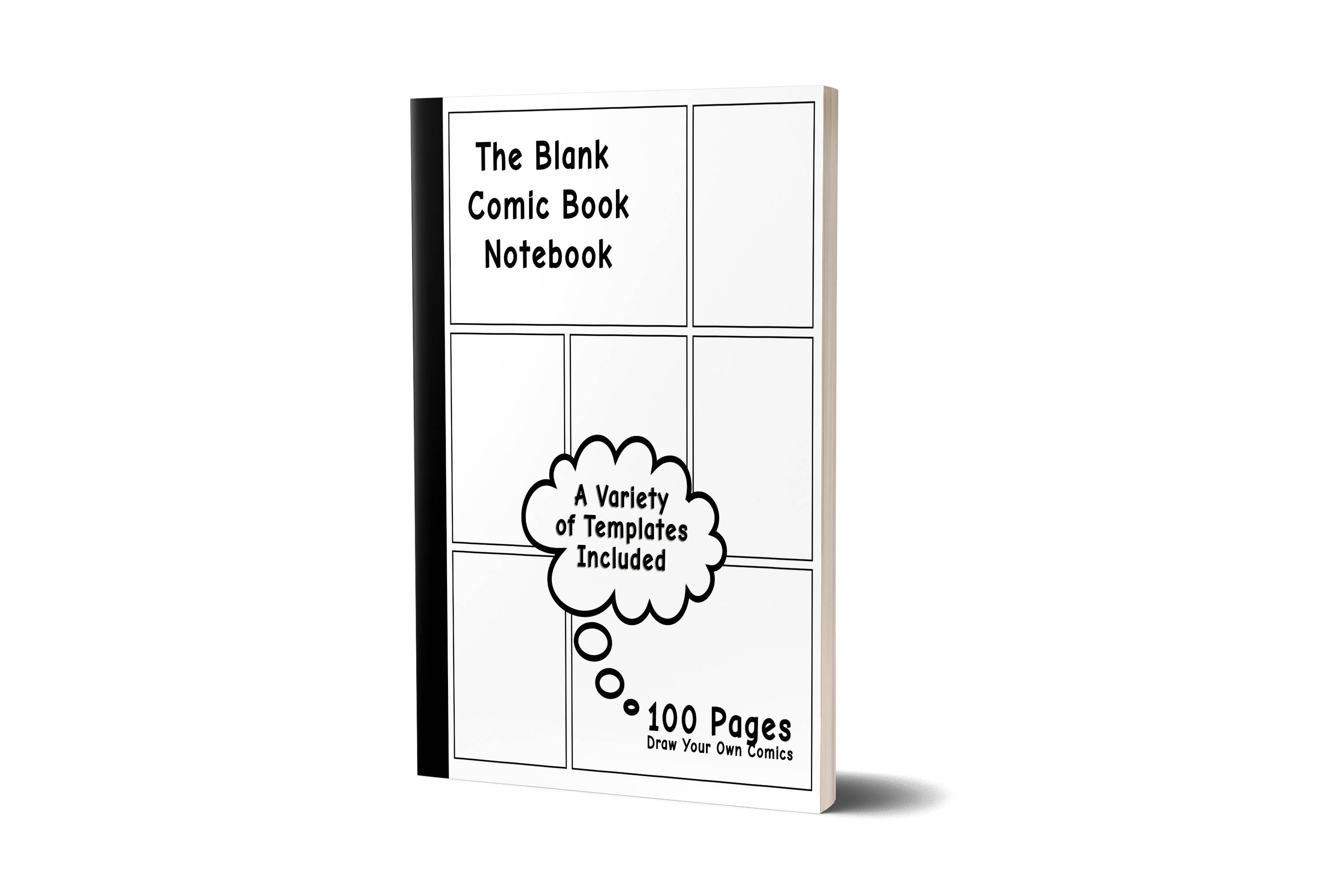 blank comic book variety