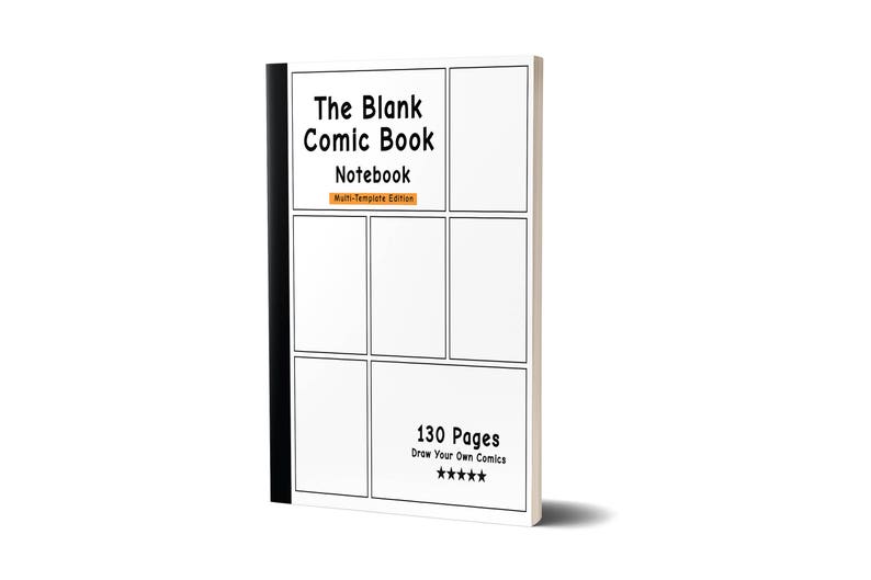 The Blank Comic Book Notebook / MultiTemplate / Blank