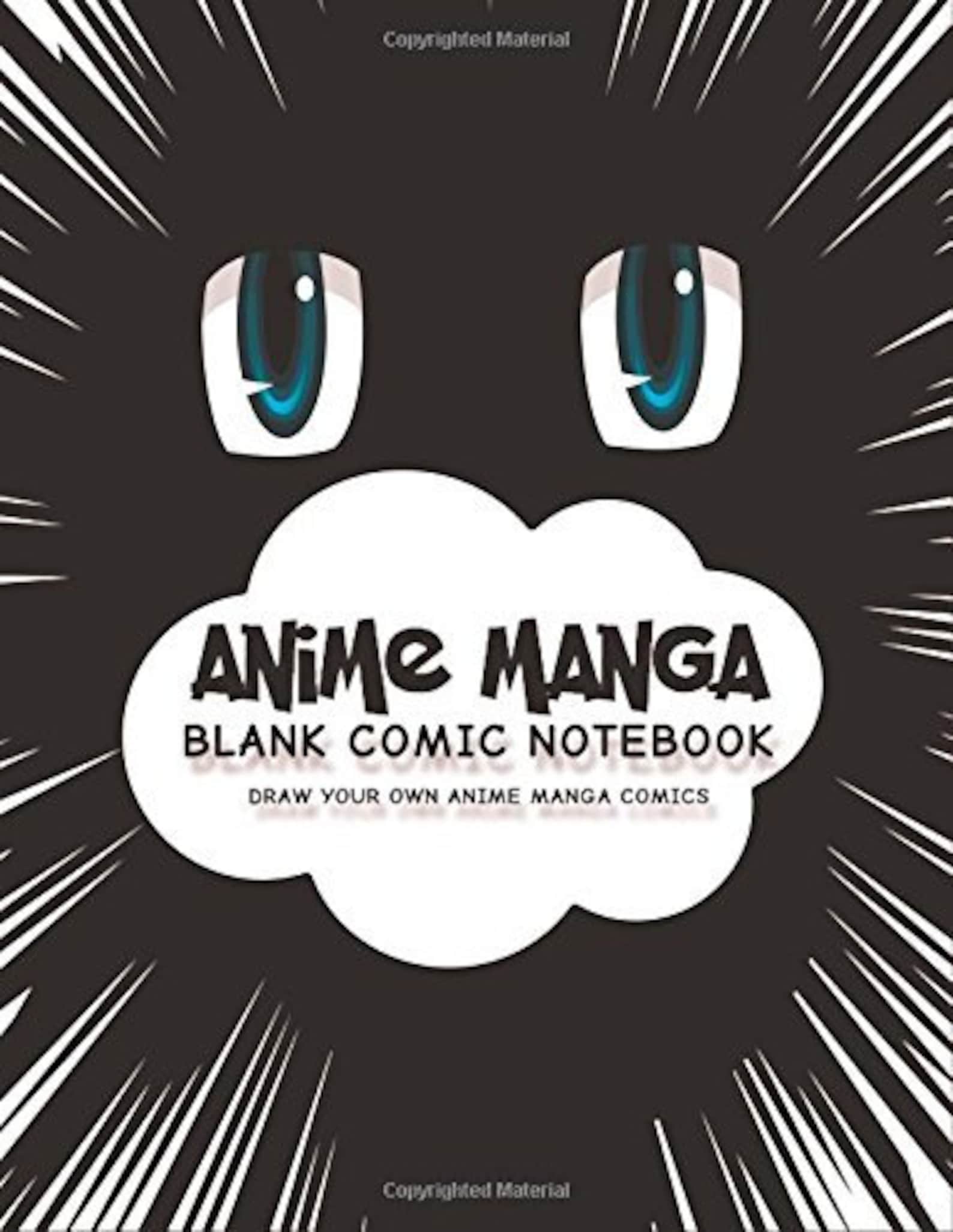 Blank Comic Book Sketchbook: Anime & Manga - y2hq2rx