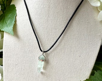 Fluorite - Hex Pendant Necklace