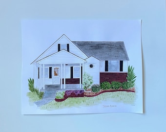 Create a Custom Watercolor Home
