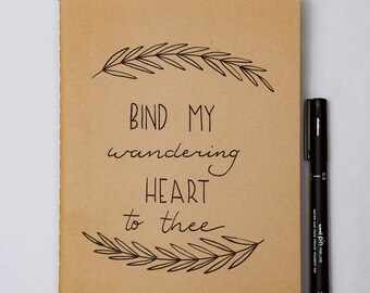Hand Lettered Notebook