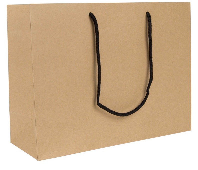 Large/medium Blank Gift Bags Black White Medium 25x20cms Etsy UK