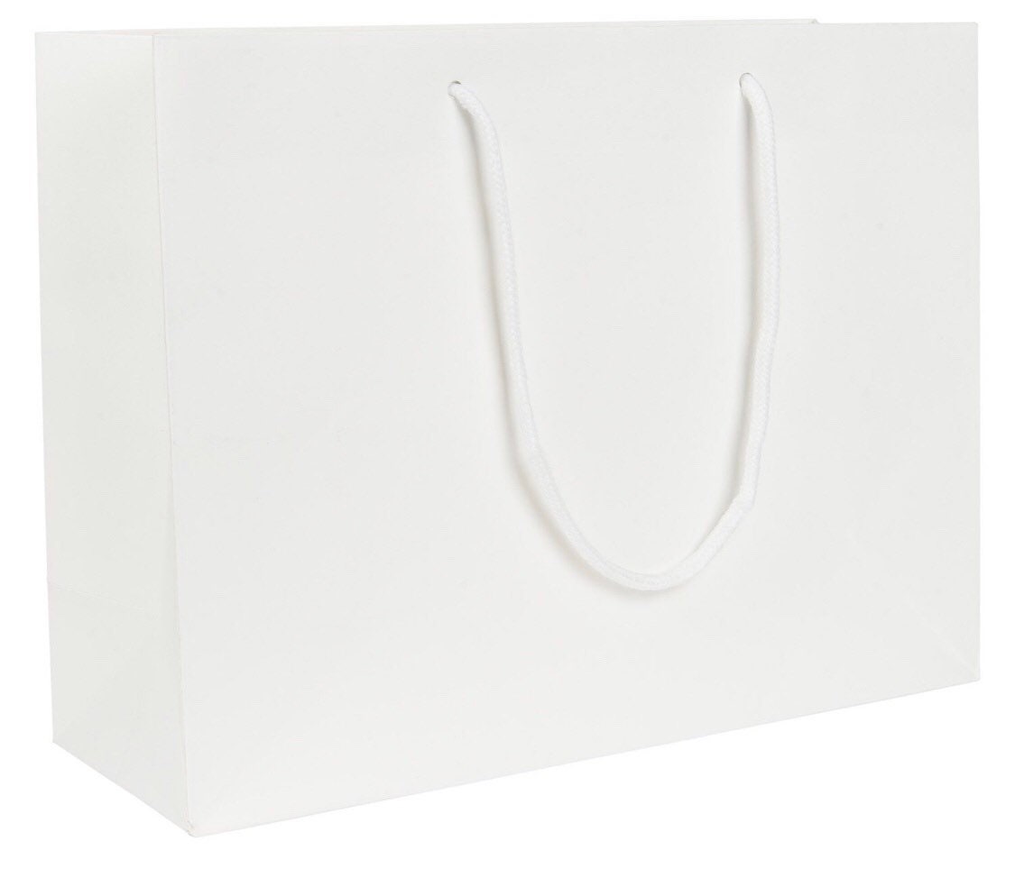 Large/medium Blank Gift Bags Black White Medium 25x20cms Etsy UK