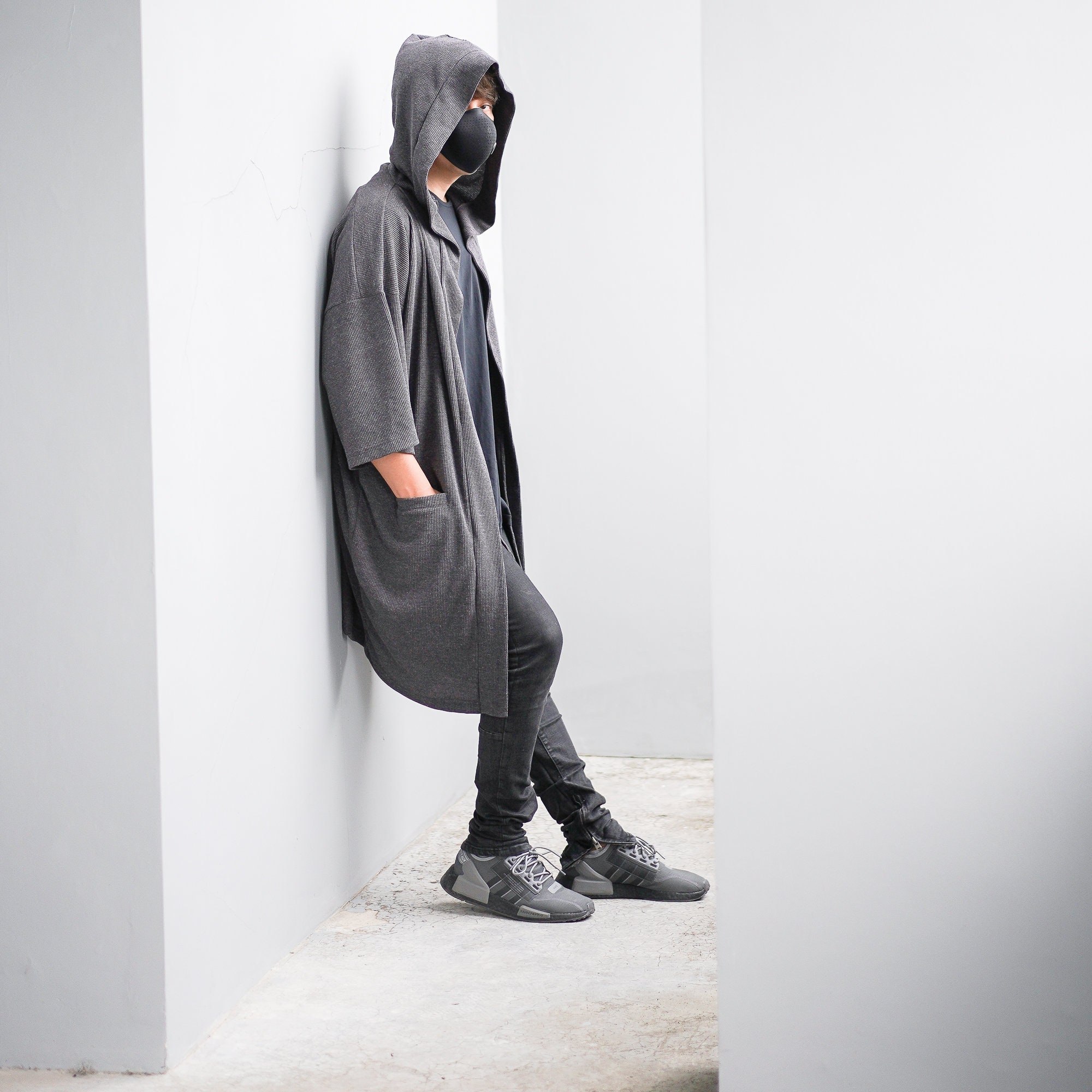 junhashimoto NYLON SHOP COAT ダークグレー4 junhashimoto NYLON SHOP