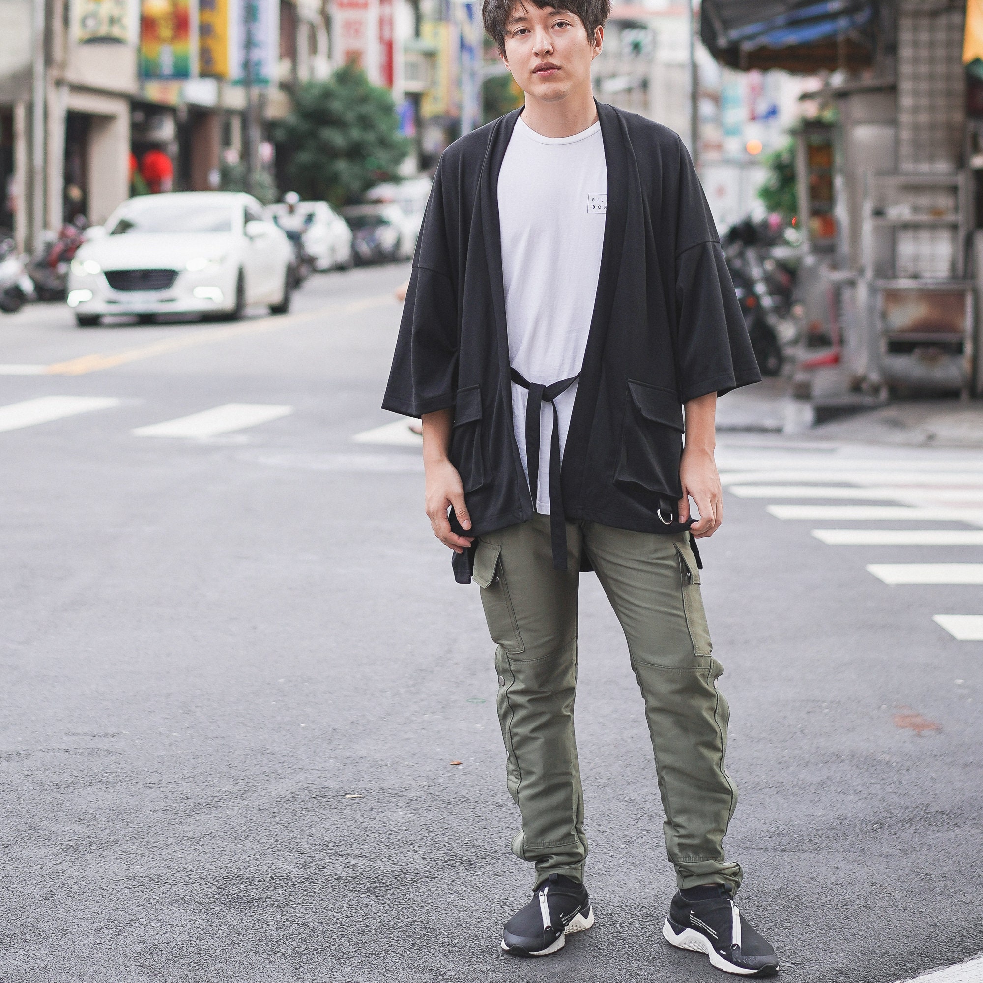 mando kimono jacket 黒 Light kimono jacket | Men's | KENZO
