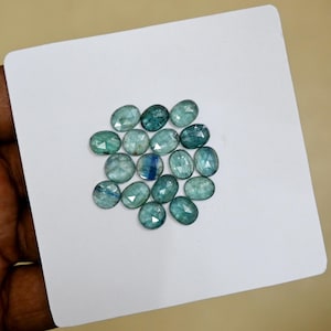 Emerald Green Kyanite Rosecut Lot || Emerald Green Kyanite Rosecut Loose Gemstone || Emerald Green Kyanite Rosecut For Jewelry Making Stone