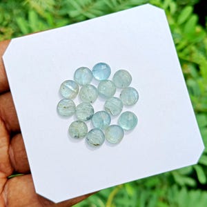Natural Paraiba Kyanite Rosecut Gemstone, Paraiba Kyanite Size 8-8mm Round Shape Loose Gemstone, Paraiba Kyanite for Jewelry Making Rings
