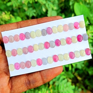 Umba Sapphire Rosecut Gemstone, Sapphire Size 6x8mm Oval Shape Loose Gemstone, Natural Sapphire Faceted Cabochons for Jewelry Making Rings