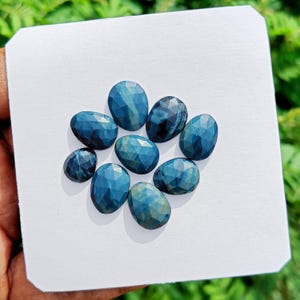 German Sieber Agate Rose Cut Gemstone: Freeform Loose Stone, Jewelry Making Cabochon