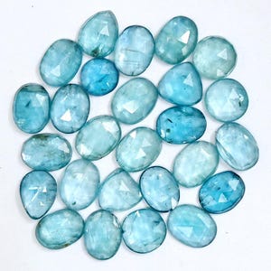 Blue Paraiba Kyanite Rosecut Lot || Blue Paraiba Kyanite Rosecut Size 6-8mm Loose Gemstone || Blue Paraiba Kyanite for Jewelry Making Stone