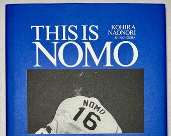 This is NOMO Japanese Baseball Book – Hideo Nomo, MLB Dodgers (1996 Hardcover)