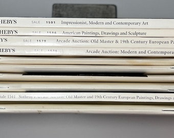 Sotheby's Auction Catalogs (Lot of 10) - Impressionist, Modern & Contemporary Art