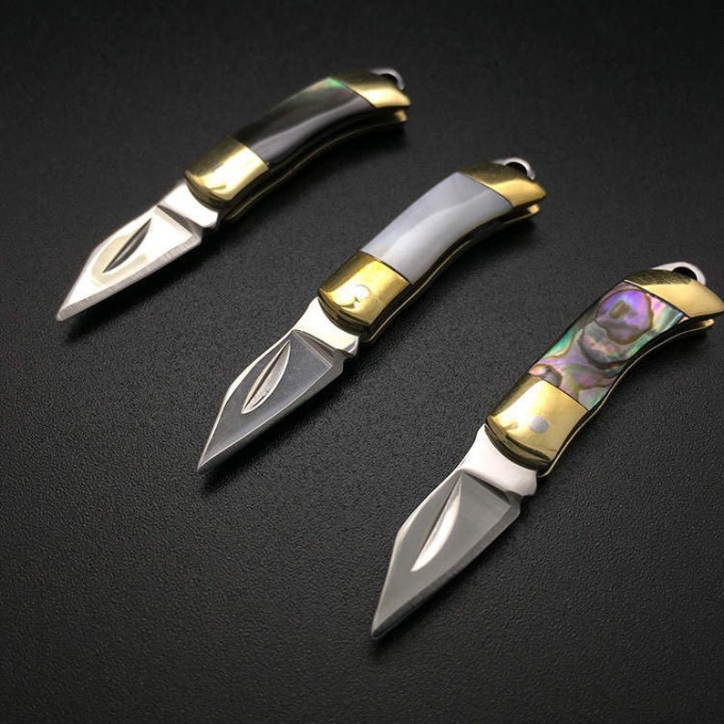 The Worlds Smallest Functional Folding Pocket Knife Stainless Etsy