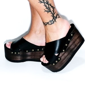 90s style platform sandals discount