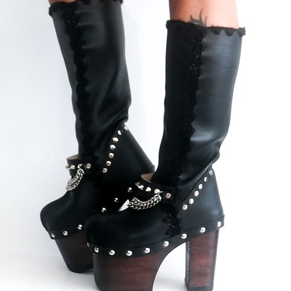 mens platform shoes costume