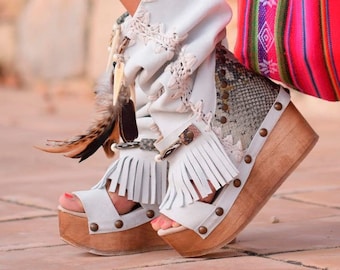 Embrace a Unique and Daring Free-Spirited Style with Bohemian Leather Sandal Boots!. Hippee Style: Express Your Unique Bohemian Spirit!